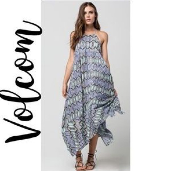 Volcom Dresses & Skirts - Volcom backless flowy maxi dress